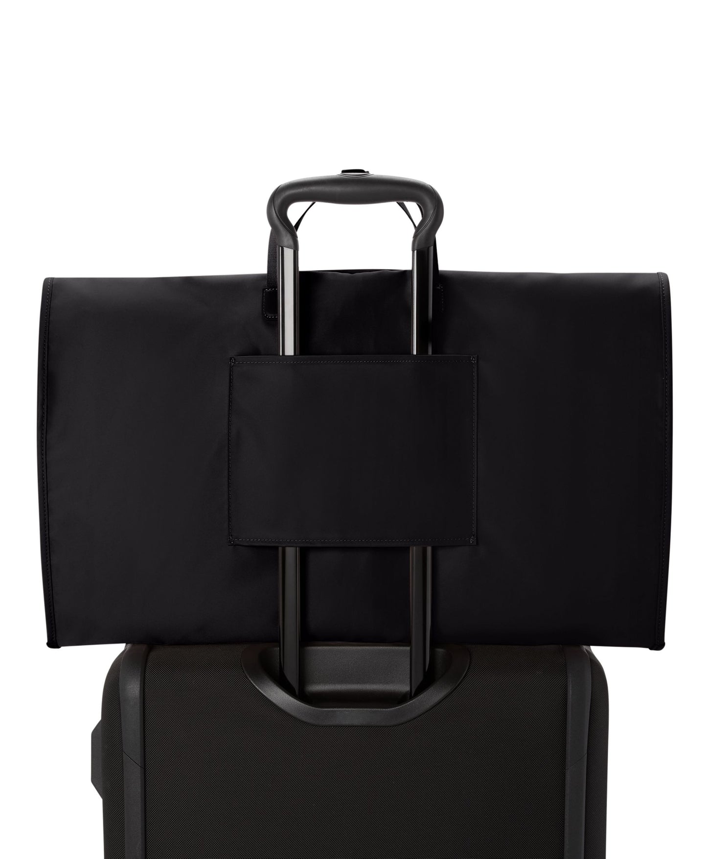 Lightweight Nylon Travel Garment Bag With Add-a-Bag Luggage Sleeve