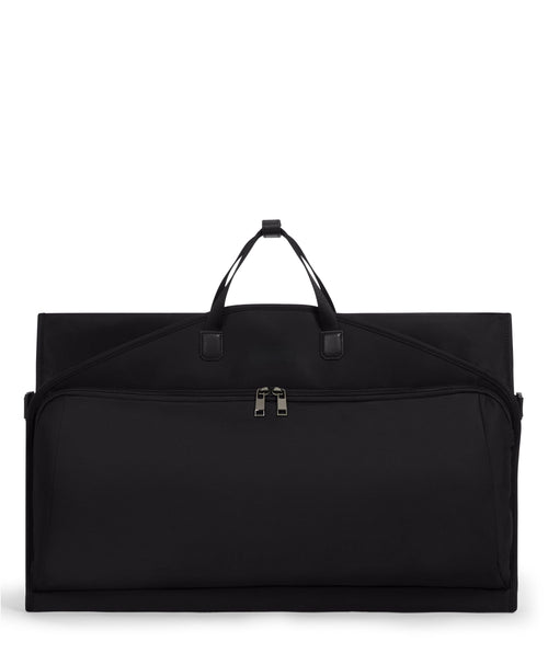 Lightweight Nylon Travel Garment Bag With Add-a-Bag Luggage Sleeve