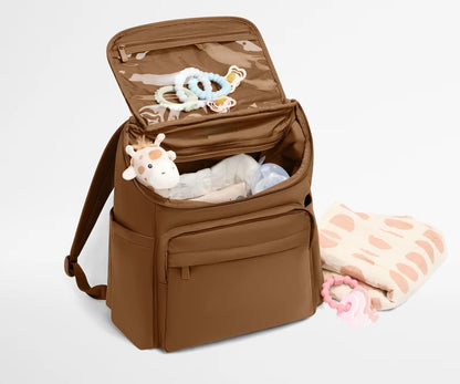 Multi Function Nylon Travel Backpack With Stroller Straps & Laptop Sleeve