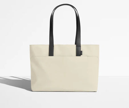 Canvas Travel Laptop Shopping Tote Bag With Luggage Sleeve