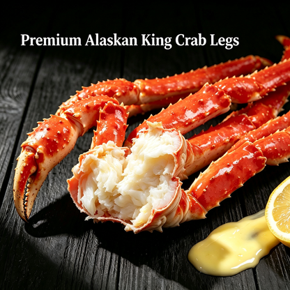 Premium Wild-Caught Alaskan King Crab Legs