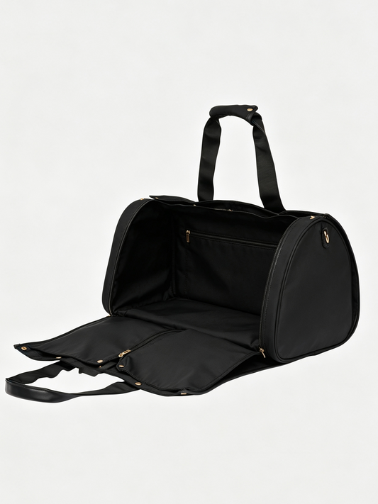 2 In 1 Nylon Duffle Garment Bag With Detachable Shoulder Strap